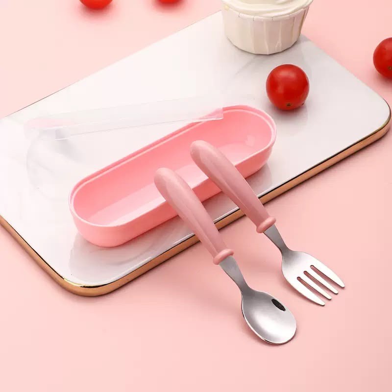 Stainless Steel 2-Piece Baby Cutlery Set