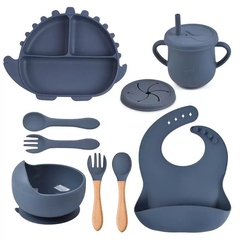 10-Piece Luxe Silicone Feeding Set
