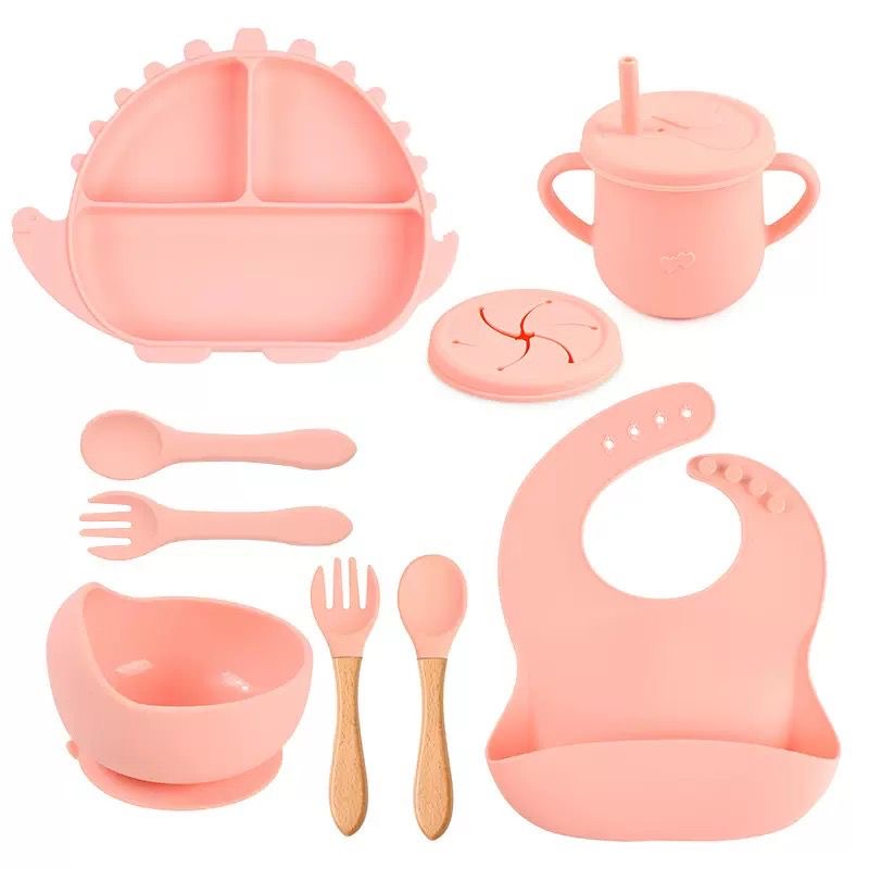 10-Piece Luxe Silicone Feeding Set