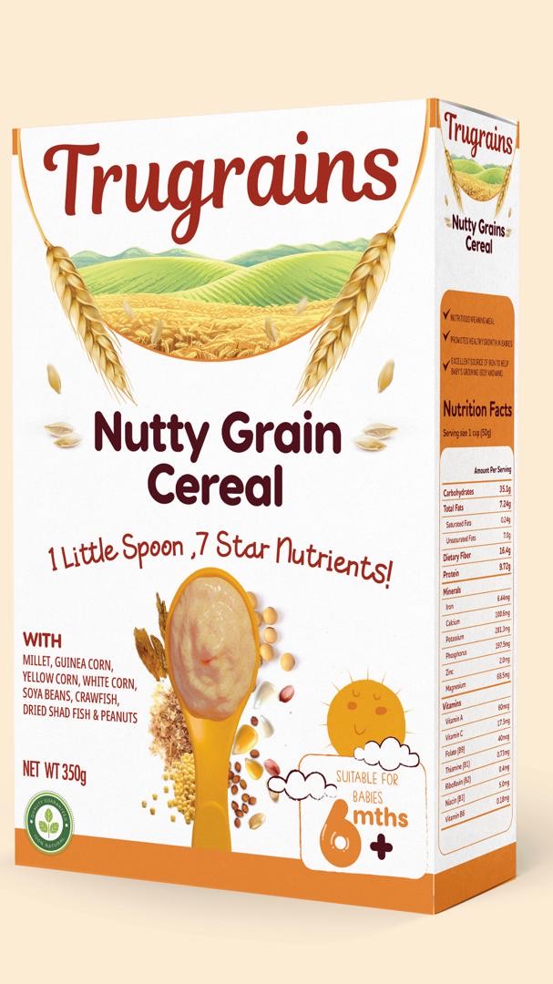 Trugrains (Tom Brown) Nutty Grain Cereal (350g)