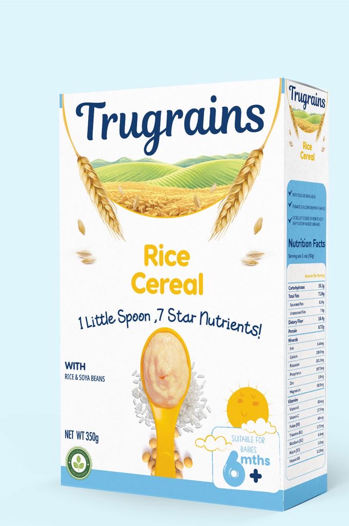 Trugrains (Tom Brown) Rice Cereal (350g)