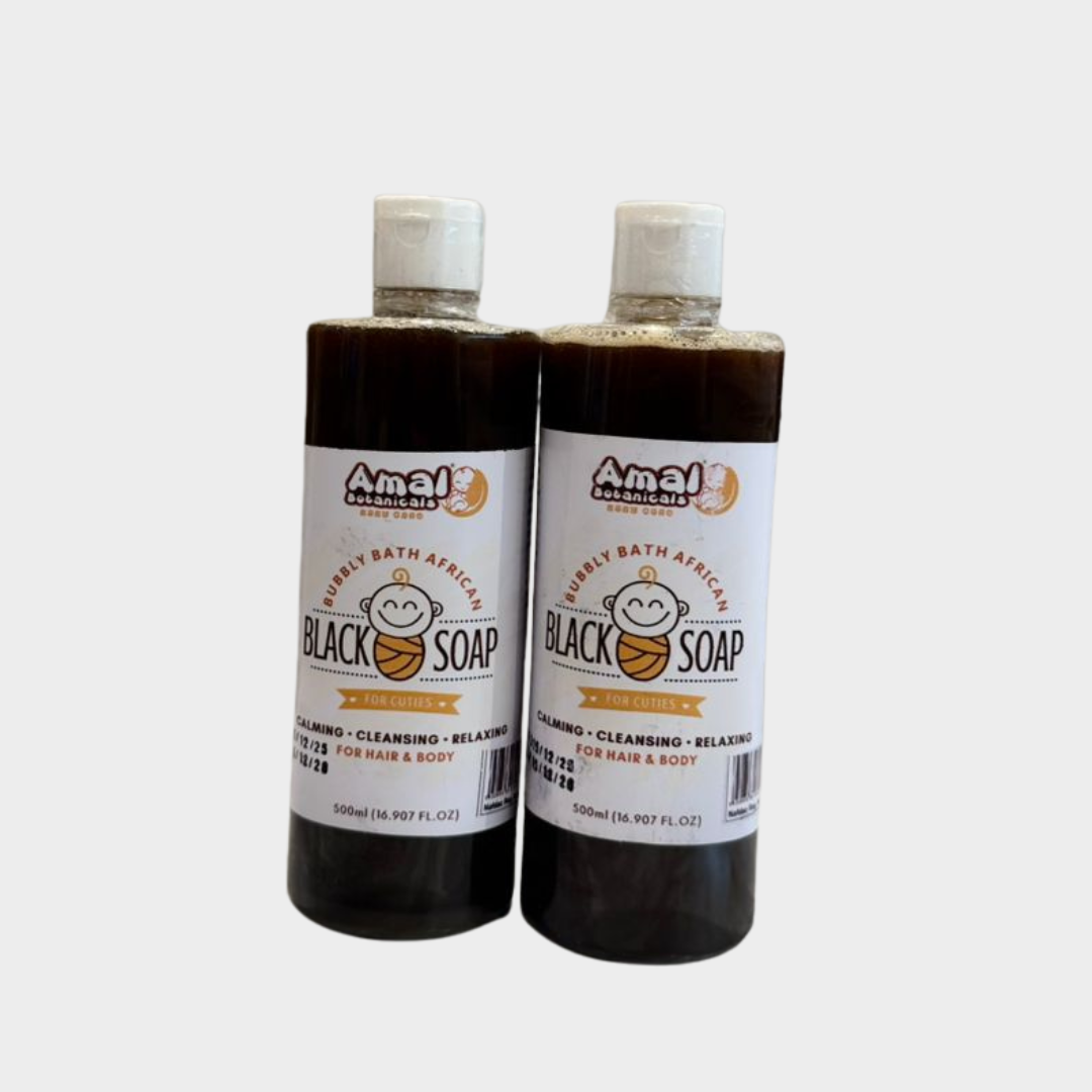 Bubbly Bath African Black Soap (Liquid) - Amal