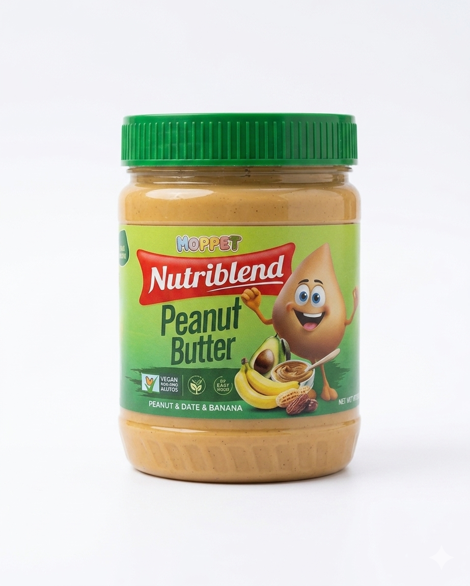 Nutriblend Peanut Butter (500g)- All Natural