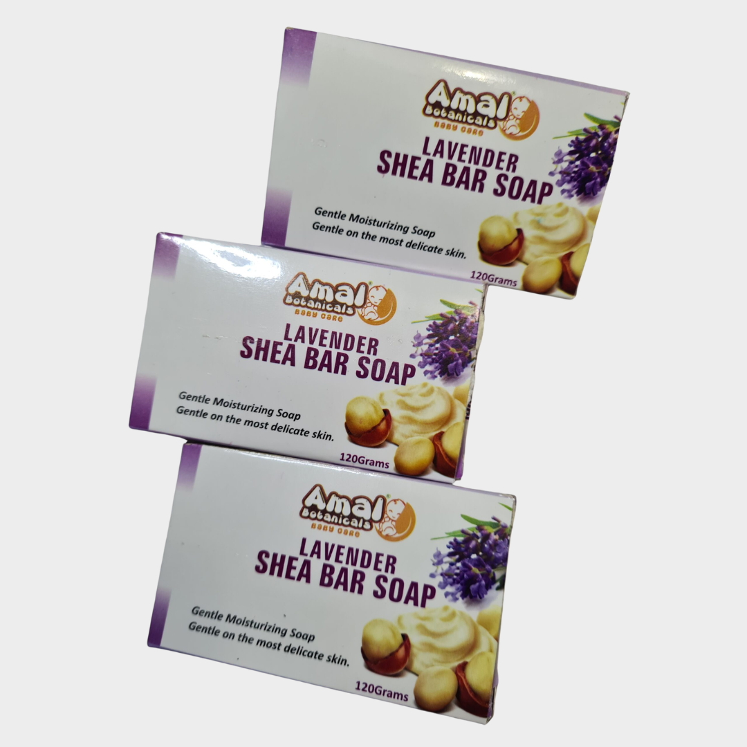 Lavender Shea Bar Soap (120g) - Amal