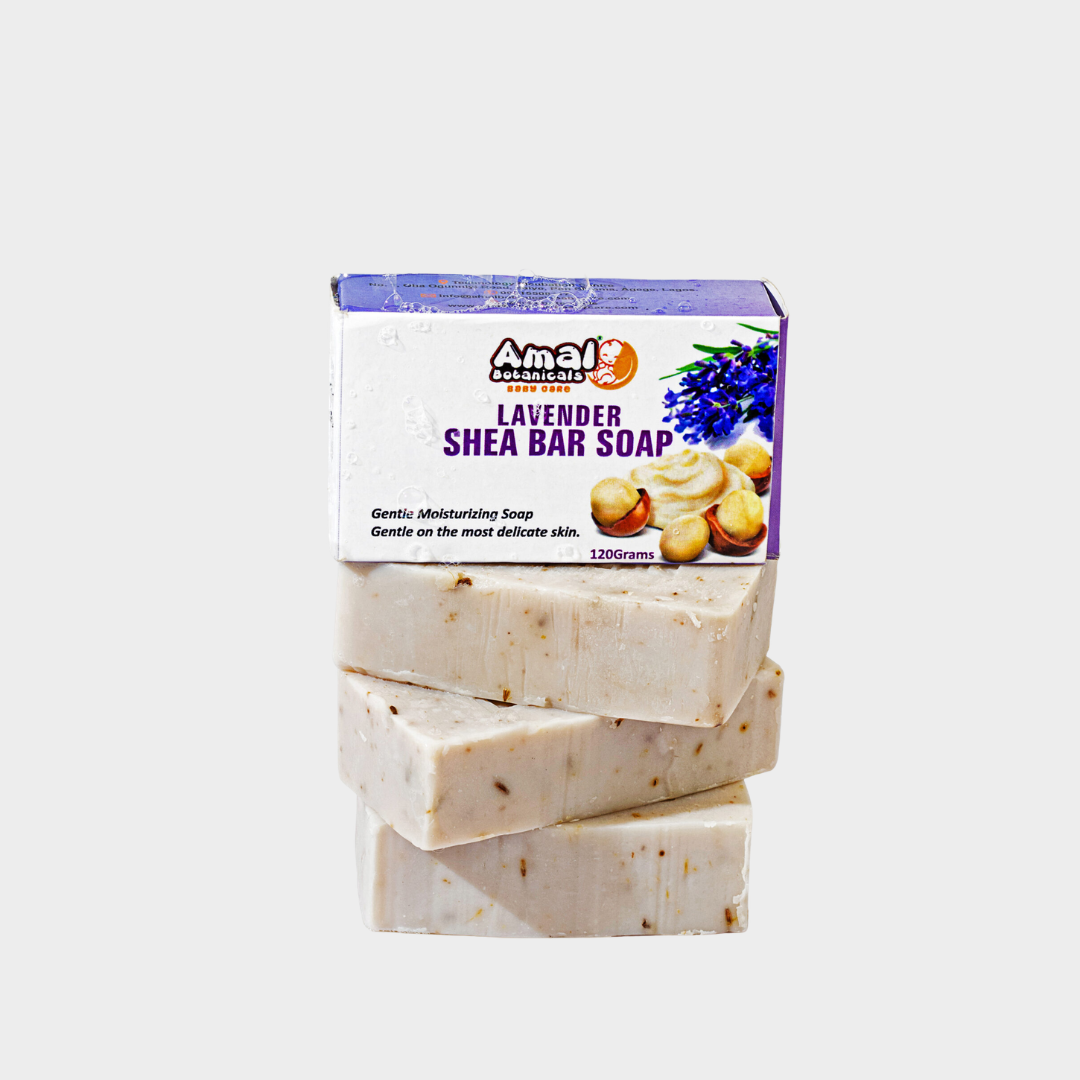 Lavender Shea Bar Soap (120g) - Amal