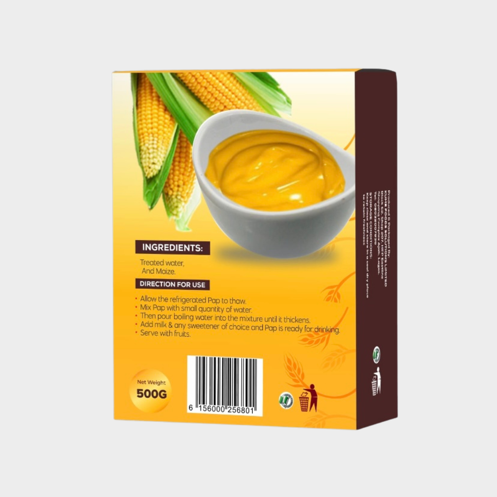 Plain Yellow Pap (500g)