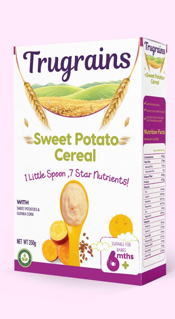 Trugrains (Tom Brown) Sweet Potato Cereal (350g)