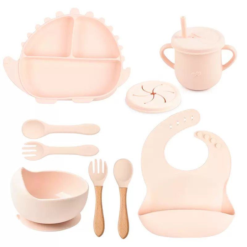 10-Piece Luxe Silicone Feeding Set